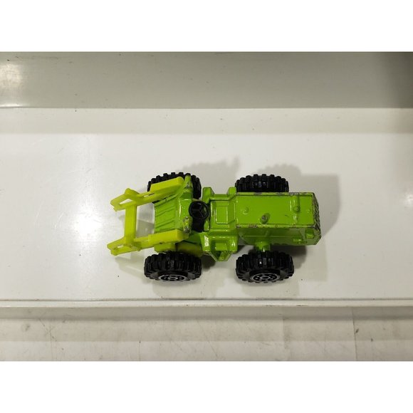 Yatming No. 1363 & 1367 Lot Of 2 Green Front Loader Missing Bucket Hong Kong Vtg - Picture 5 of 10